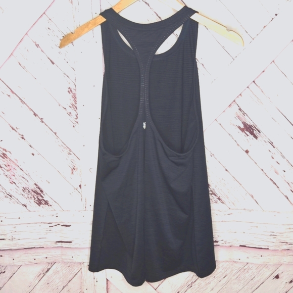 Athleta Dark Navy Blue Racerback Tank Top - Picture 3 of 3